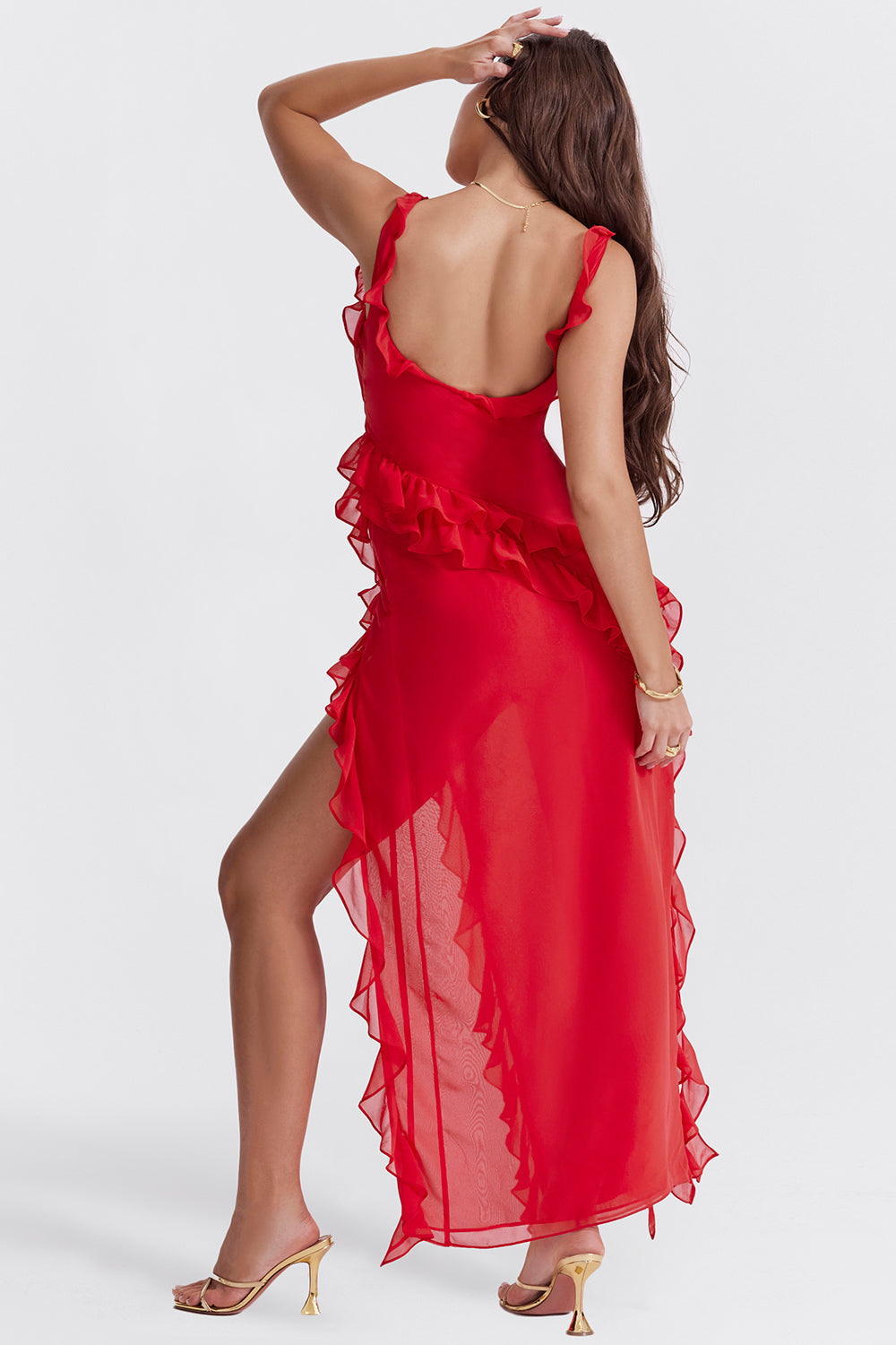 Adrianna - Maxi Ruffle Dress