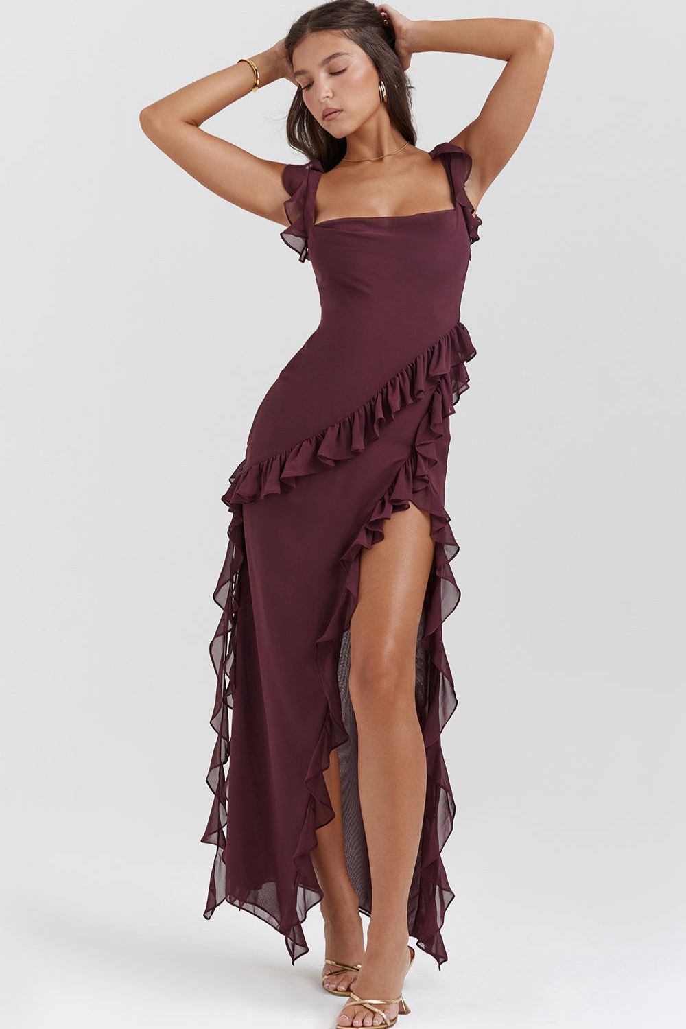 Adrianna - Maxi Ruffle Dress